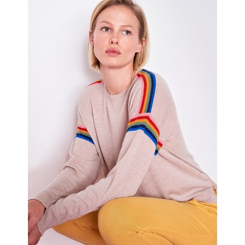 SUNDRY SUNDRY STRIPES CREW NECK SWEATER SUNDRY SUNDRY STRIPES CREW NECK SWEATER