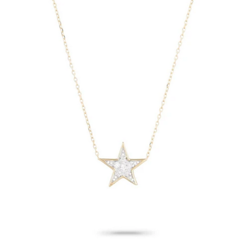 ADINA REYTER ADINA REYTER SOLID PAVÉ STAR NECKLACE ADINA REYTER ADINA REYTER SOLID PAVÉ STAR NECKLACE