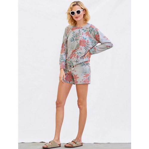 SUNDRY SUNDRY TROPICAL PULLOVER SUNDRY SUNDRY TROPICAL PULLOVER