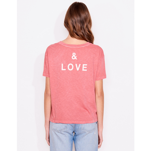 SUNDRY SUNDRY PEACE AND LOVE VINTAGE TEE SUNDRY SUNDRY PEACE AND LOVE VINTAGE TEE
