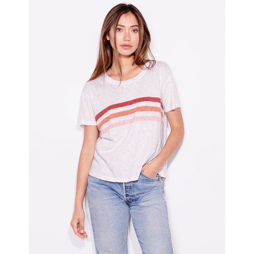 SUNDRY SUNDRY TRI STRIPES VINTAGE TEE SUNDRY SUNDRY TRI STRIPES VINTAGE TEE
