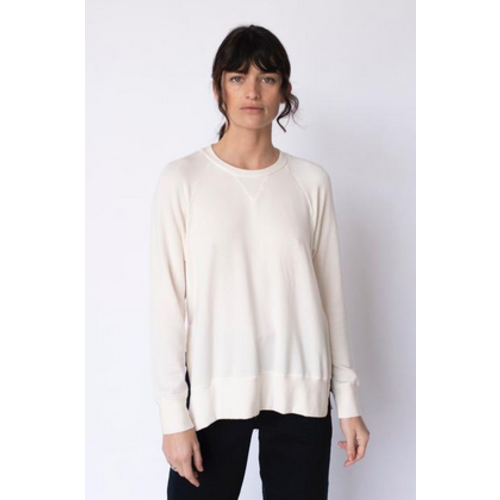 STATESIDE STATESIDE FLEECE SIDE SLIT SWEATSHIRT STATESIDE STATESIDE FLEECE SIDE SLIT SWEATSHIRT