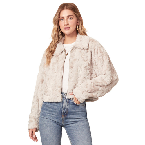 BB DAKOTA BB DAKOTA JUST FUZZ JACKET BB DAKOTA BB DAKOTA JUST FUZZ JACKET