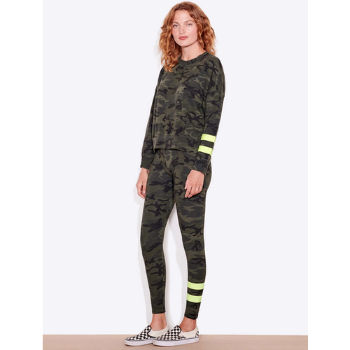 SUNDRY SUNDRY CAMO STRIPES SWEATSHIRT SUNDRY SUNDRY CAMO STRIPES SWEATSHIRT