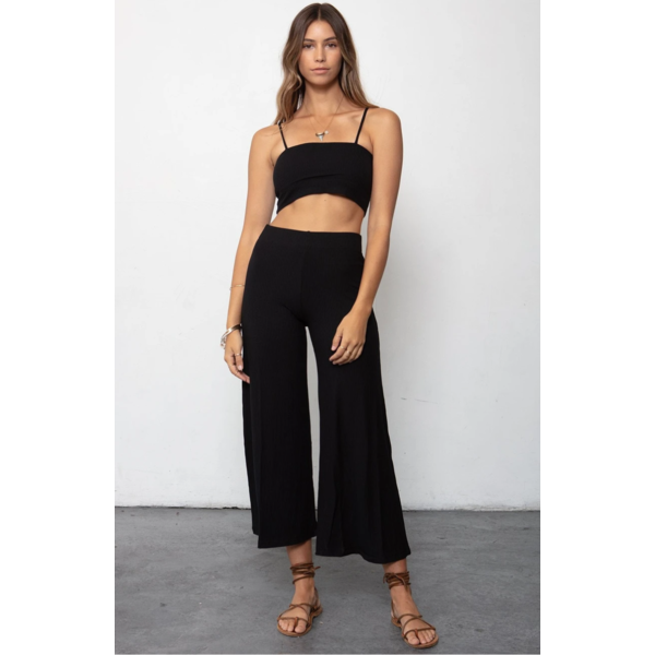 STILLWATER THE  RIB WIDE LEG PANT