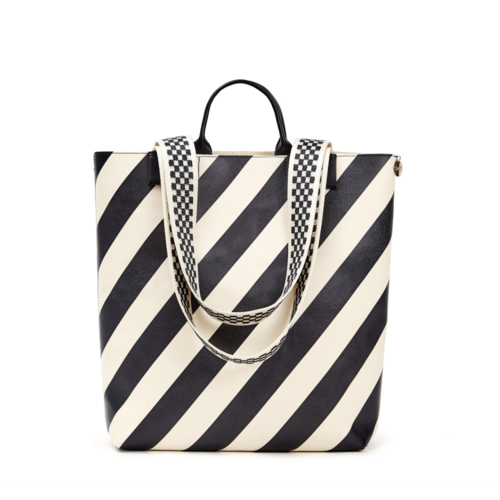 CLARE V. CLARE V. ANNIE STRIPED TOTE CLARE V. CLARE V. ANNIE STRIPED TOTE
