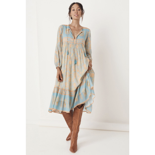 SPELL SPELL JUNIPER BOHO MIDI DRESS SPELL SPELL JUNIPER BOHO MIDI DRESS
