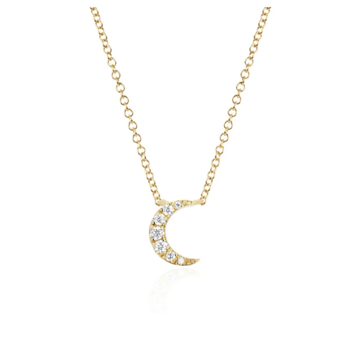 EF COLLECTION EF COLLECTION DIAMOND MOON CHOKER NECKLACE EF COLLECTION EF COLLECTION DIAMOND MOON CHOKER NECKLACE