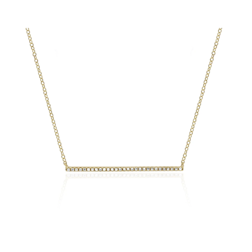 EF COLLECTION EF COLLECTION DIAMOND BAR NECKLACE EF COLLECTION EF COLLECTION DIAMOND BAR NECKLACE