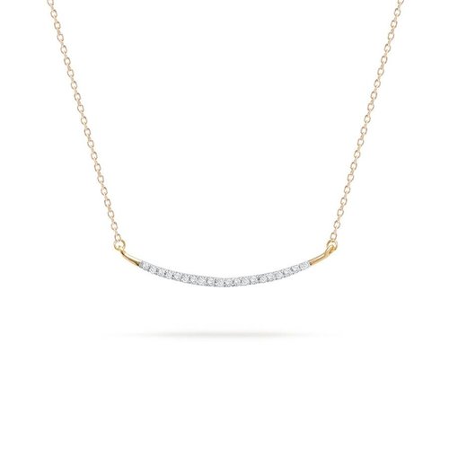 ADINA REYTER ADINA REYTER LARGE PAVE CURVE NECKLACE ADINA REYTER ADINA REYTER LARGE PAVE CURVE NECKLACE