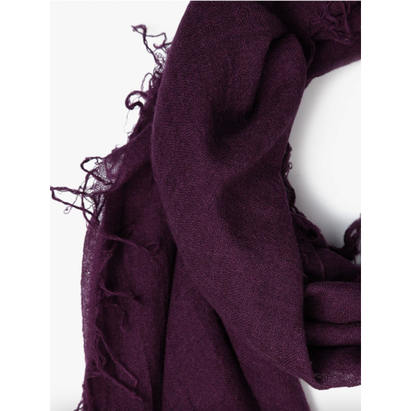 CHAN LUU SILK AND CASHMERE SCARF