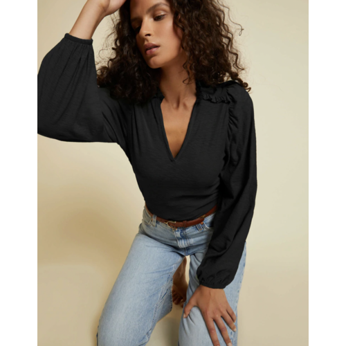 NATION LTD NATION LTD CLAUDINE YOKED TEE NATION LTD NATION LTD CLAUDINE YOKED TEE