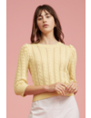 LUCY PARIS MADISON CABLE KNIT SWEATER