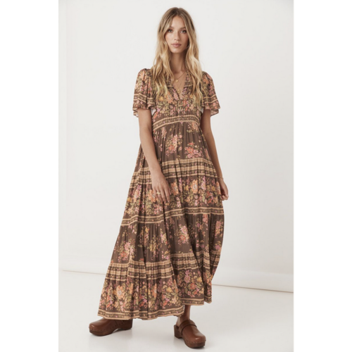 SPELL SPELL MEADOWLAND FLUTTER SLEEVE DRESS SPELL SPELL MEADOWLAND FLUTTER SLEEVE DRESS