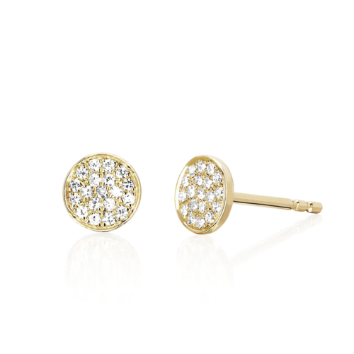 EF COLLECTION EF COLLECTION MINI DISC STUD EARRING 