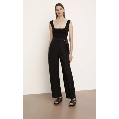 VINCE TIE FRONT WIDE LEG PANT VINCE TIE FRONT WIDE LEG PANT