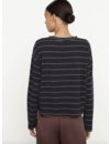 VINCE COZY STRIPE RELAXED L/S CREW