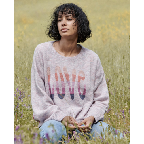 SUNDRY SUNDRY LOVE OVERSIZED SWEATER SUNDRY SUNDRY LOVE OVERSIZED SWEATER