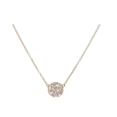 EF COLLECTION EF COLLECTION DIAMOND DISC NECKLACE EF COLLECTION EF COLLECTION DIAMOND DISC NECKLACE