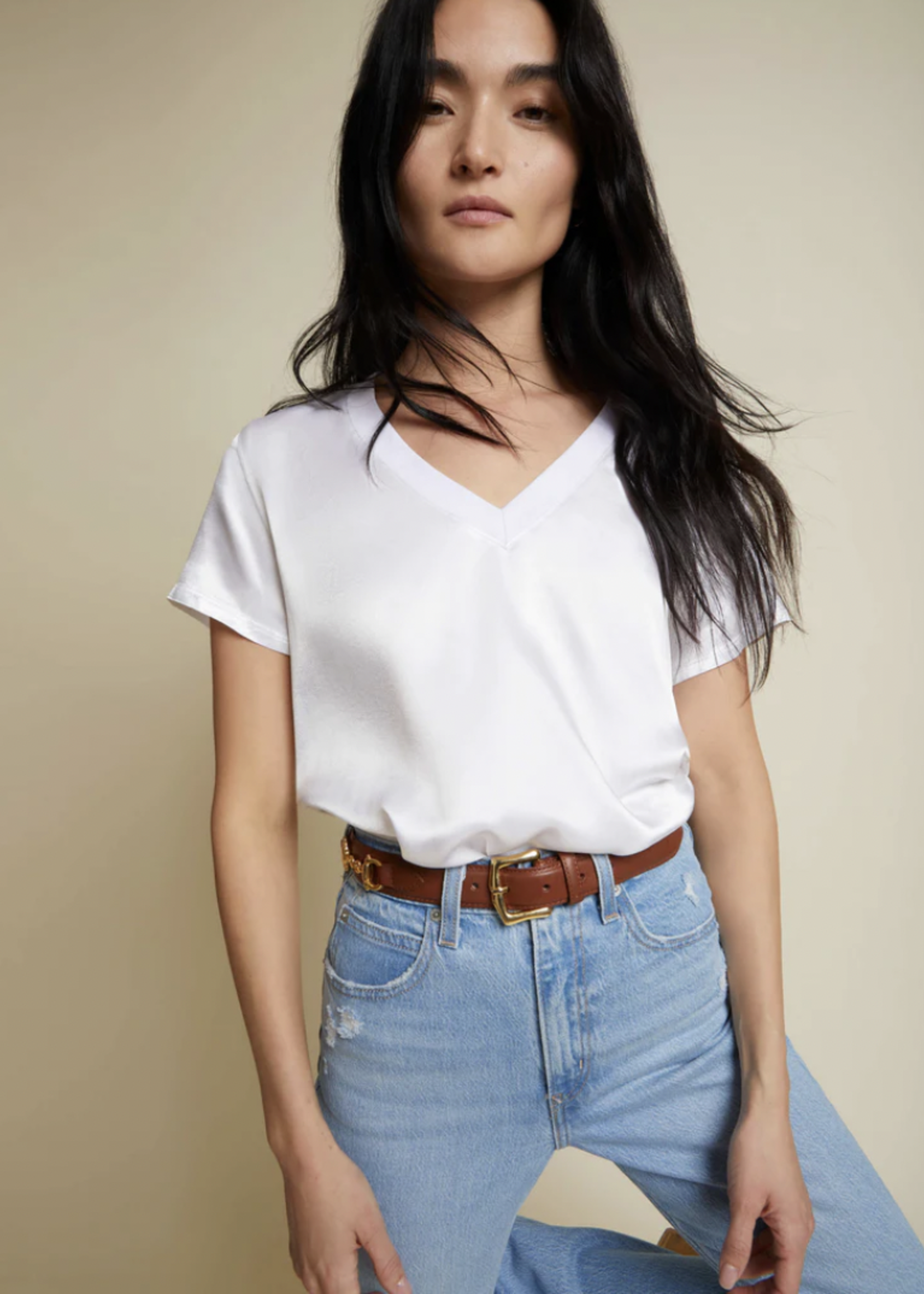 NATION LTD NATION LTD JUNE V NECK TEE