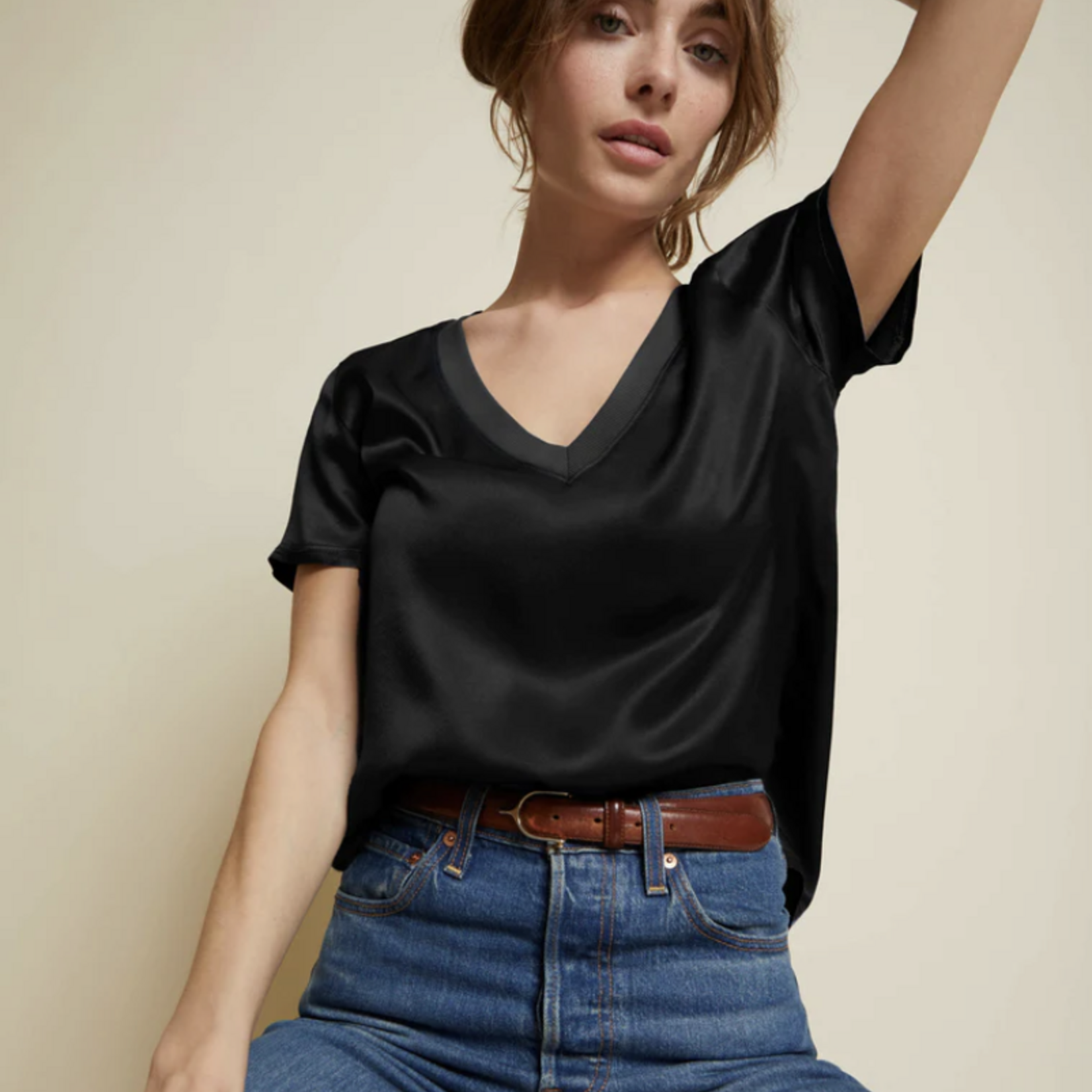 NATION LTD NATION LTD JUNE V NECK TEE