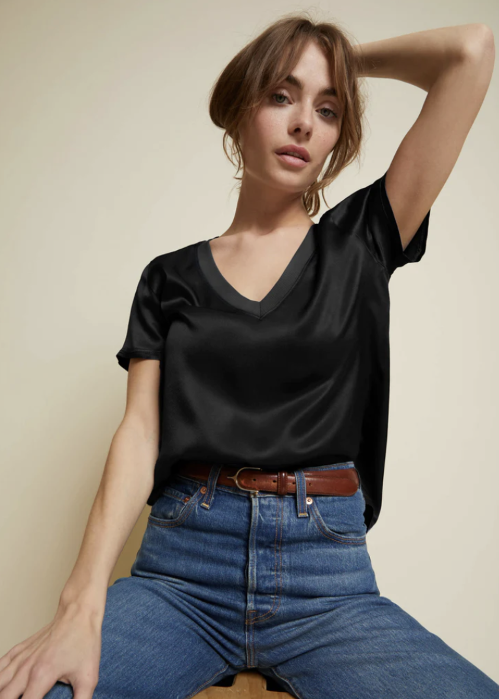 NATION LTD NATION LTD JUNE V NECK TEE