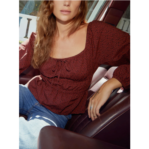 NATION LTD NATION LTD GIANNA ELASTIC WAIST BLOUSE NATION LTD NATION LTD GIANNA ELASTIC WAIST BLOUSE