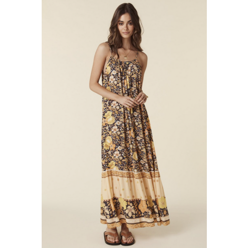 SPELL SPELL HIBISCUS LANE STRAPPY MAXI DRESS 