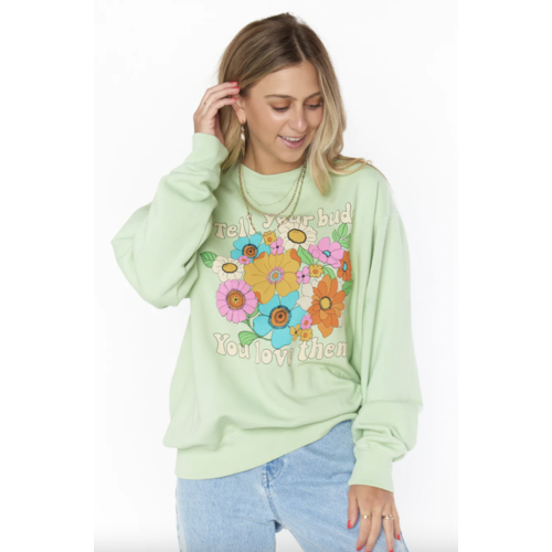 SHOW ME YOUR MUMU SHOW ME YOUR MUMU STANLEY SWEATSHIRT SHOW ME YOUR MUMU SHOW ME YOUR MUMU STANLEY SWEATSHIRT