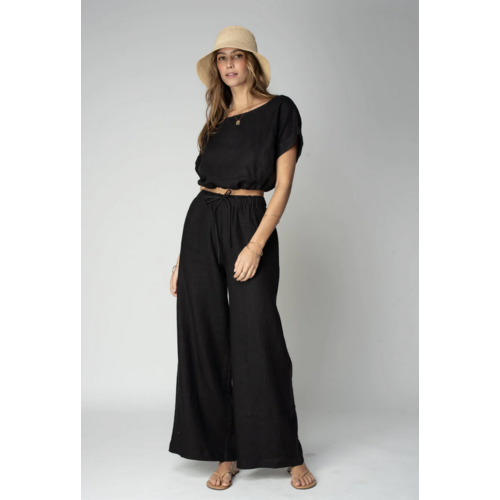 STILLWATER STILLWATER THE LINEN VENICE WIDE LEG PANT STILLWATER STILLWATER THE LINEN VENICE WIDE LEG PANT