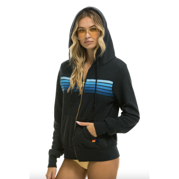 AVIATOR NATION 5 STRIPE HOODIE