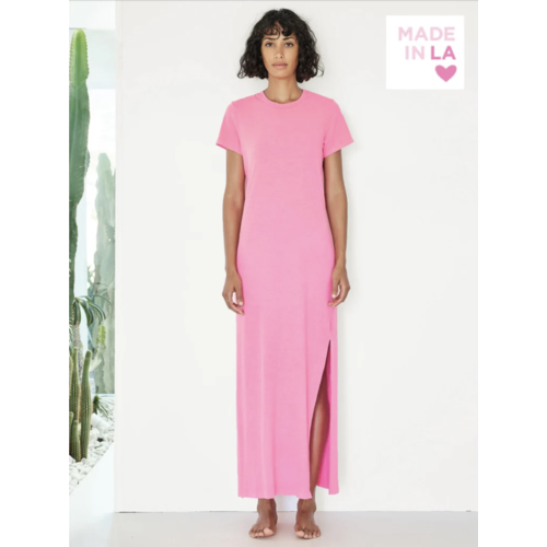 SUNDRY SUNDRY SHORT SLEEVE SLIT MAXI SUNDRY SUNDRY SHORT SLEEVE SLIT MAXI