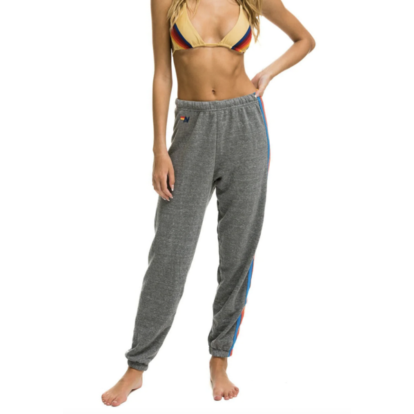 AVIATOR NATION 5 STRIPE SWEATPANTS