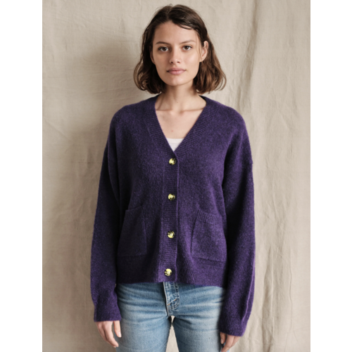 SUNDRY SUNDRY RAINBOW BOXY CARDIGAN SUNDRY SUNDRY RAINBOW BOXY CARDIGAN
