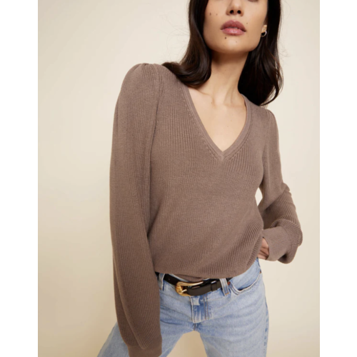 NATION LTD NATION LTD NEVEAH PUFF SLEEVE VNECK NATION LTD NATION LTD NEVEAH PUFF SLEEVE VNECK