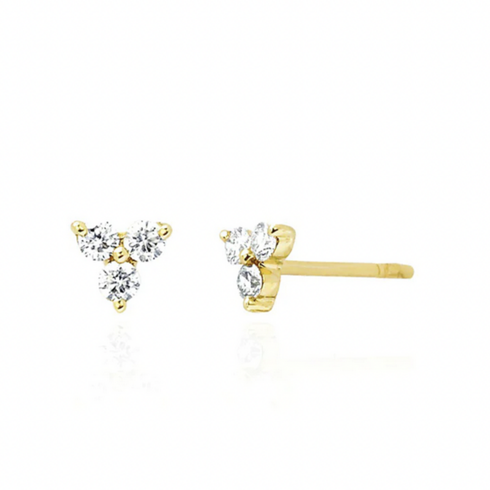 EF COLLECTION EF COLLECTION DIAMOND TRIO STUD