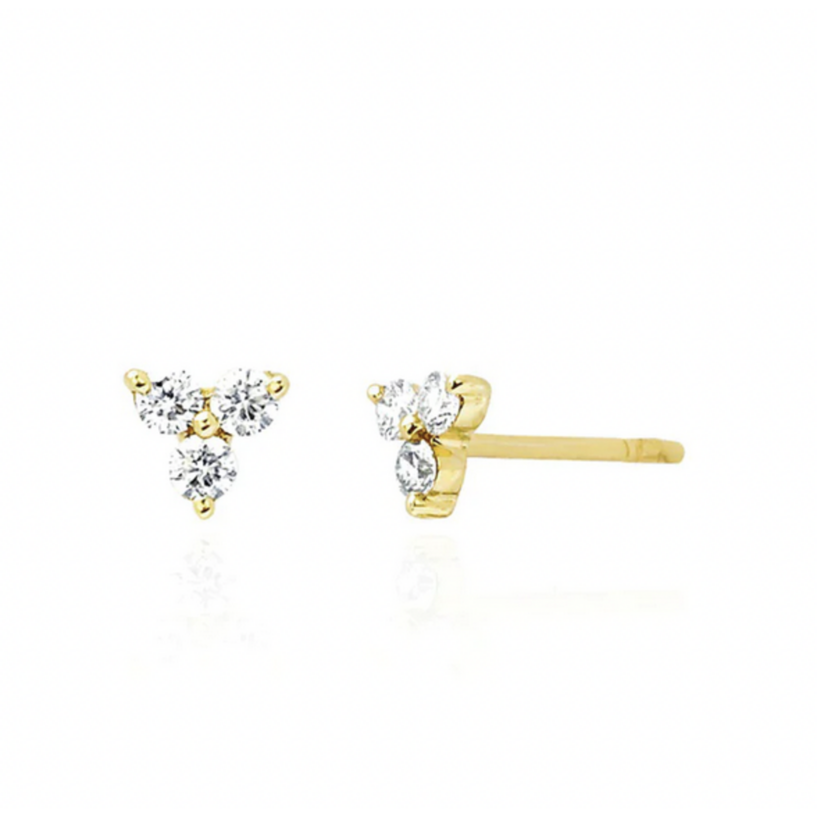 EF COLLECTION EF COLLECTION DIAMOND TRIO STUD