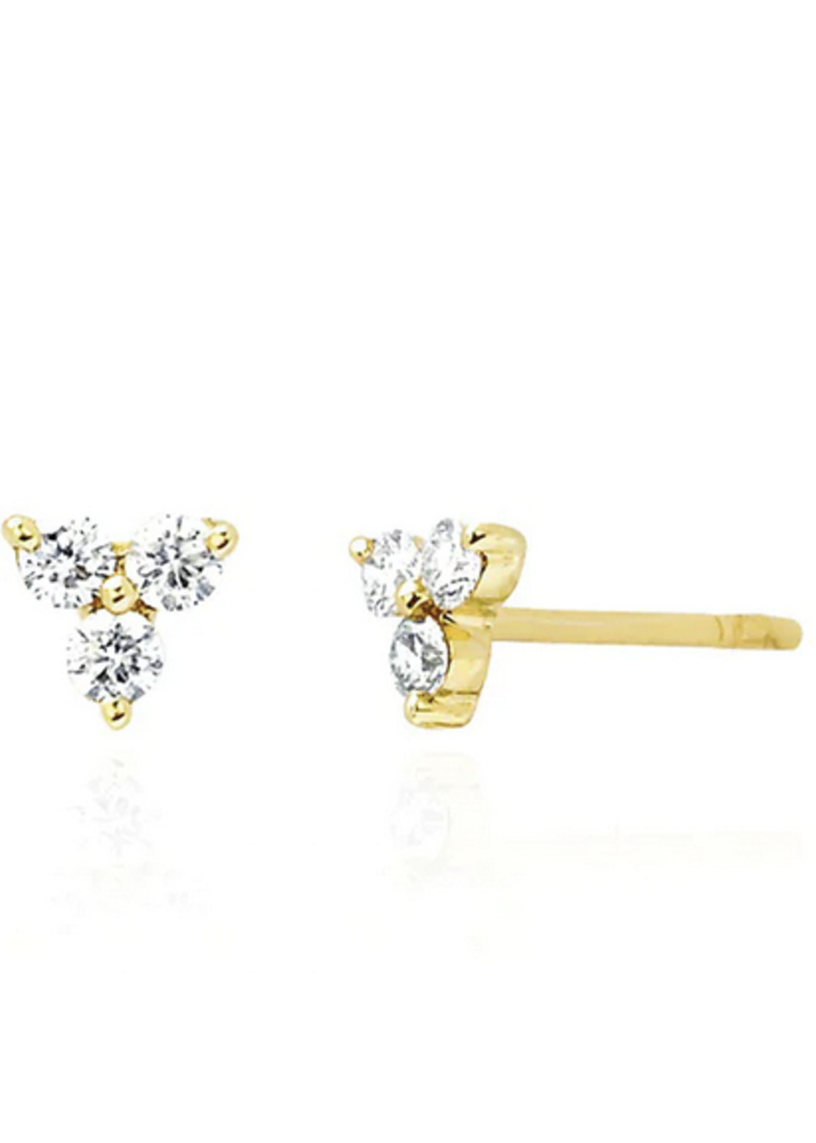 EF COLLECTION EF COLLECTION DIAMOND TRIO STUD