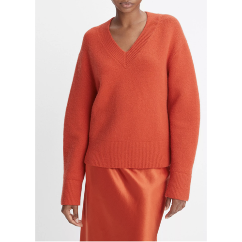 VINCE DROP SHOULDER V NK PULLOVER 