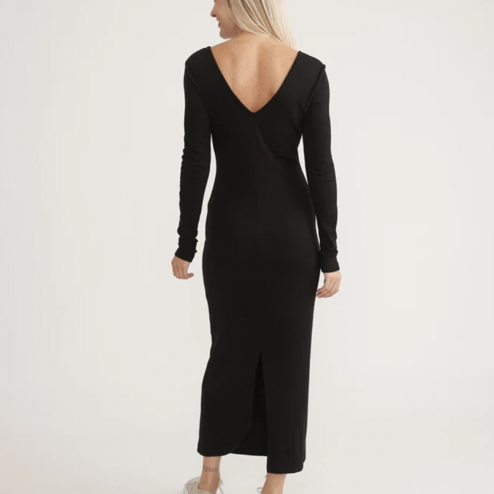 MARINE LAYER MARINE LAYER LEXI RIB VNECK MAXI