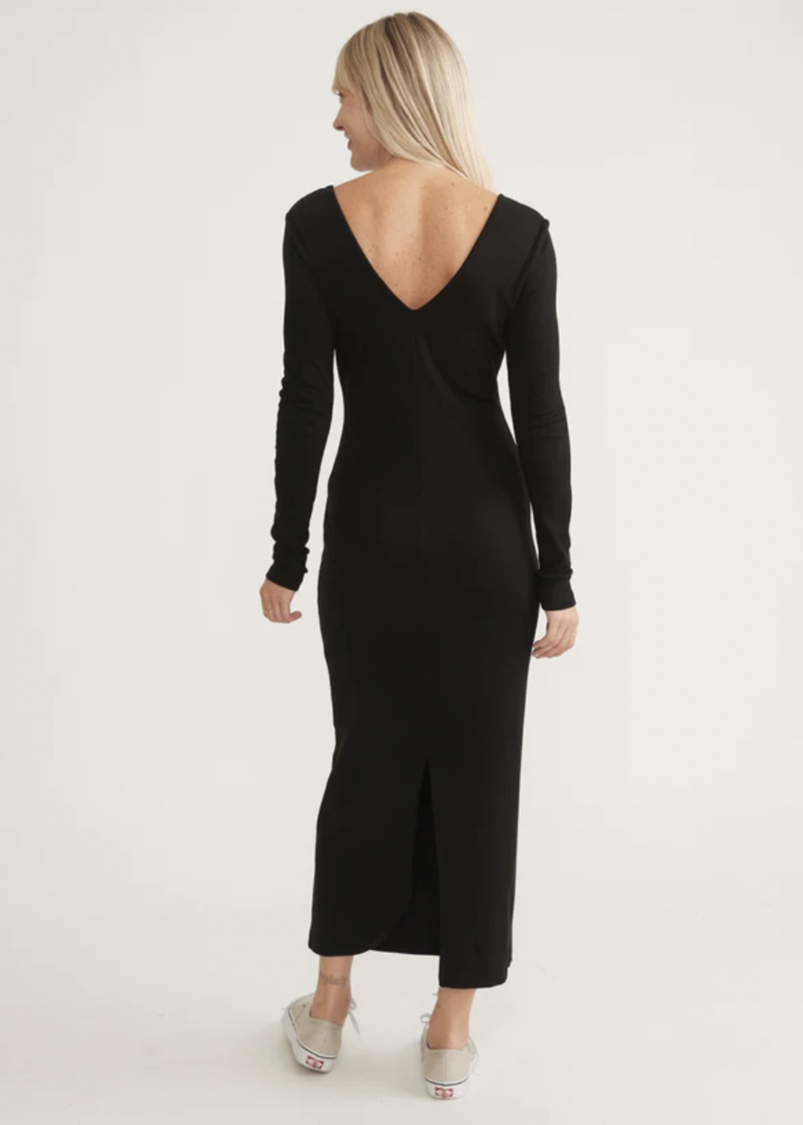 MARINE LAYER MARINE LAYER LEXI RIB VNECK MAXI