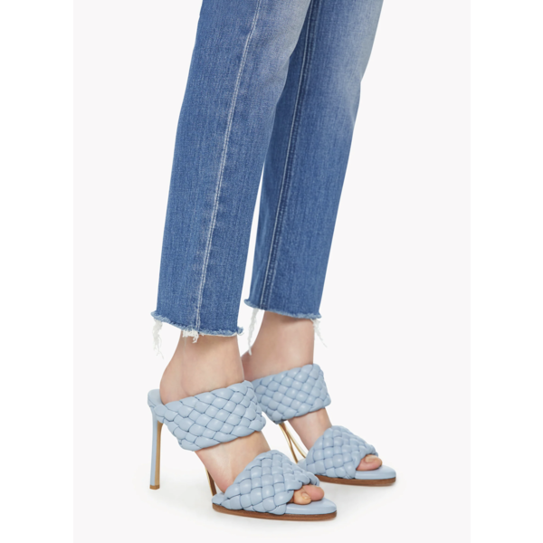 MOTHER MID RISE DAZZLER ANKLE FRAY