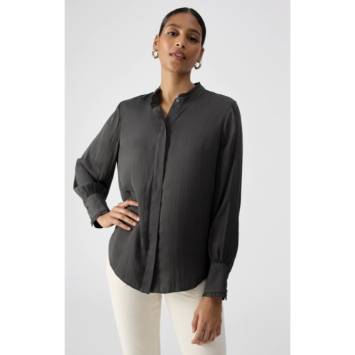 SANCTUARY SANCTUARY FEELING GOOD SATEEN SHIRT 