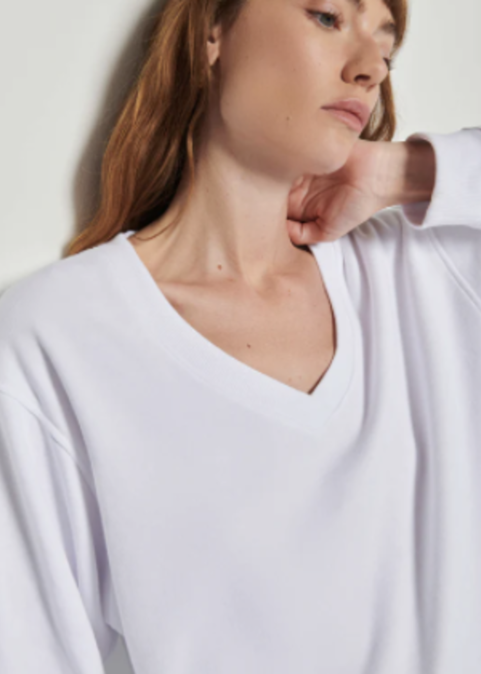 NATION LTD NATION LTD WYATT OVERSIZED VNECK