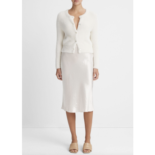 VINCE EYELASH V NECK CARDIGAN VINCE EYELASH V NECK CARDIGAN