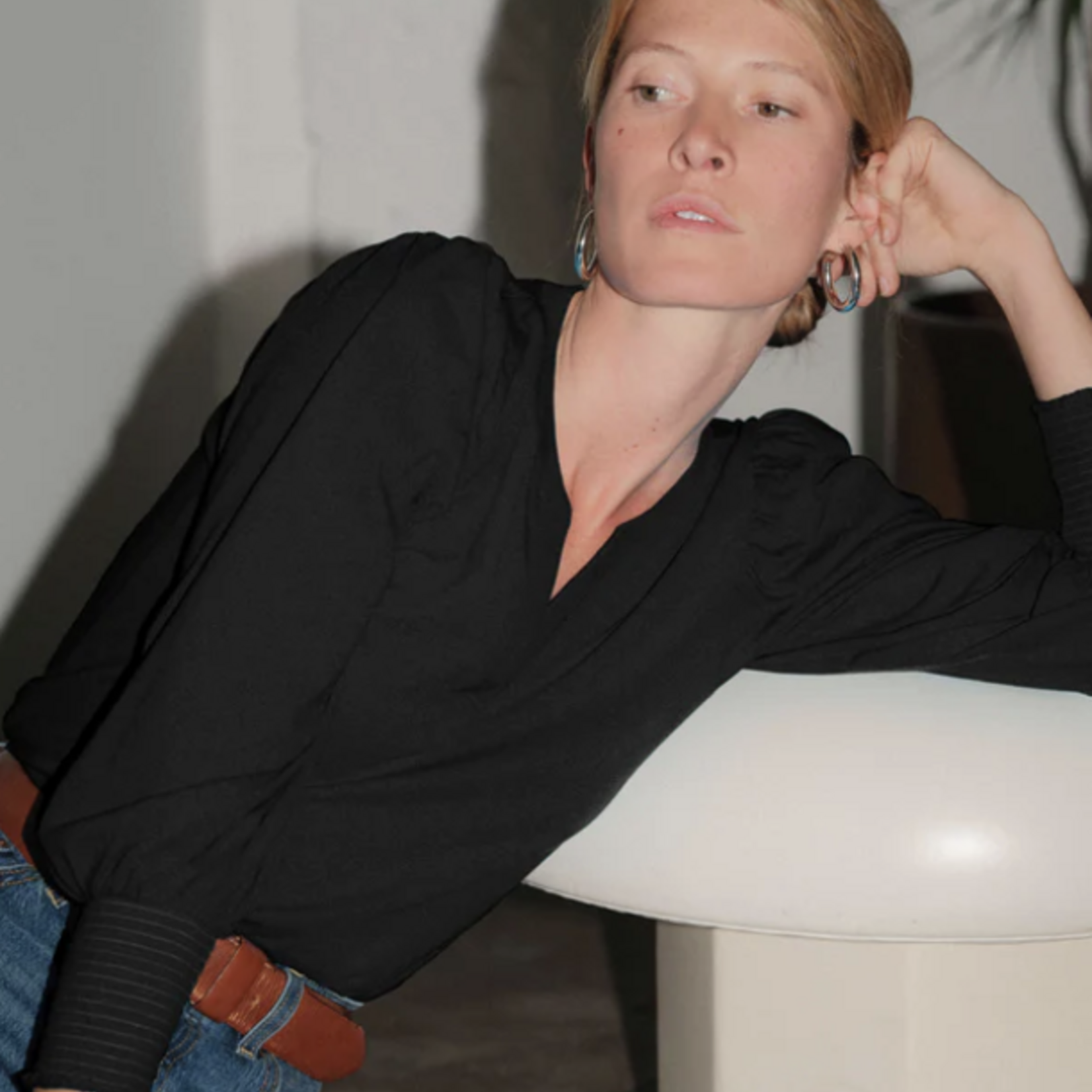 NATION LTD NATION LTD FLORA PEASANT TEE