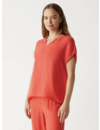 MICHAEL STARS NAOMI SPLIT NECK TOP