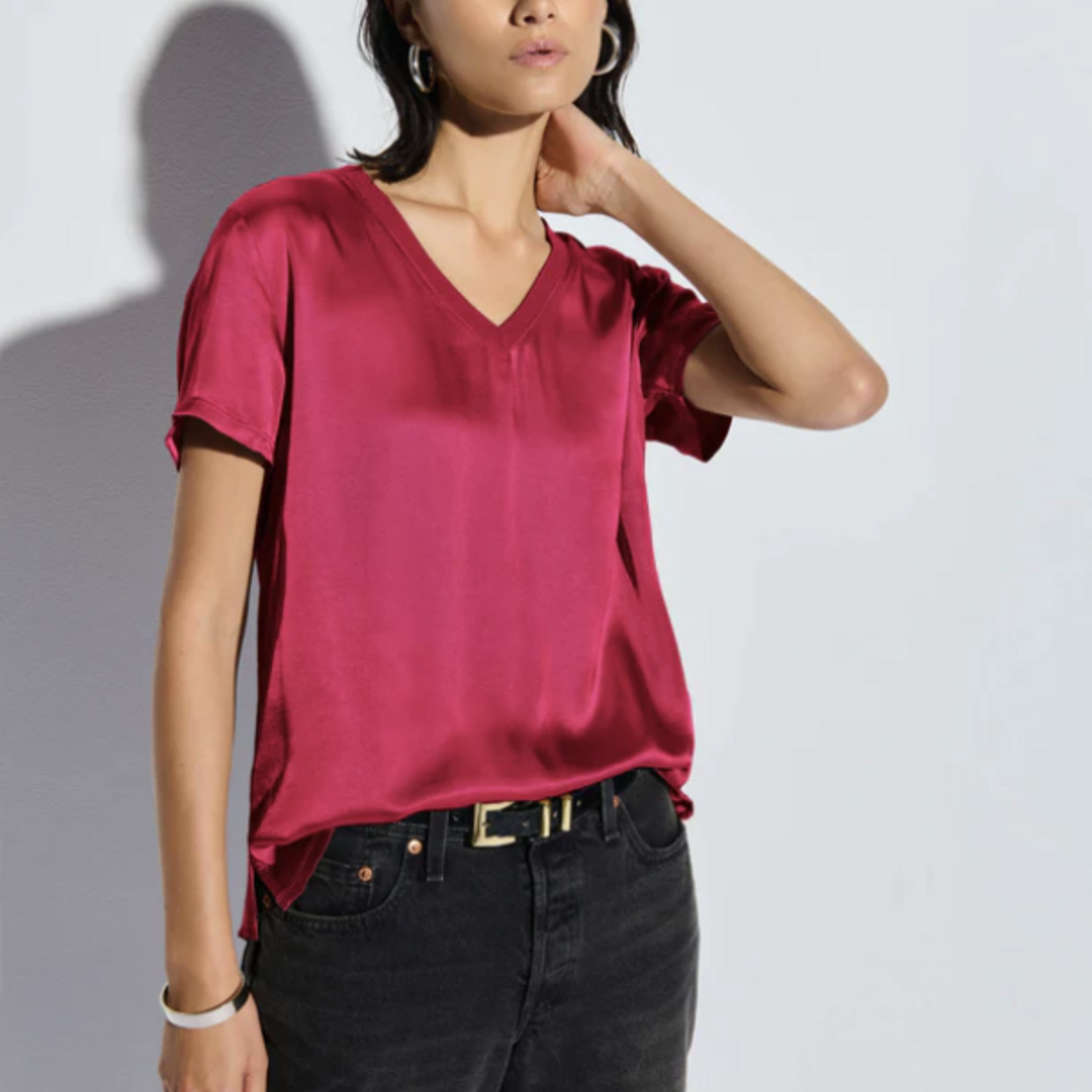 NATION LTD NATION LTD JUNE V NECK TEE