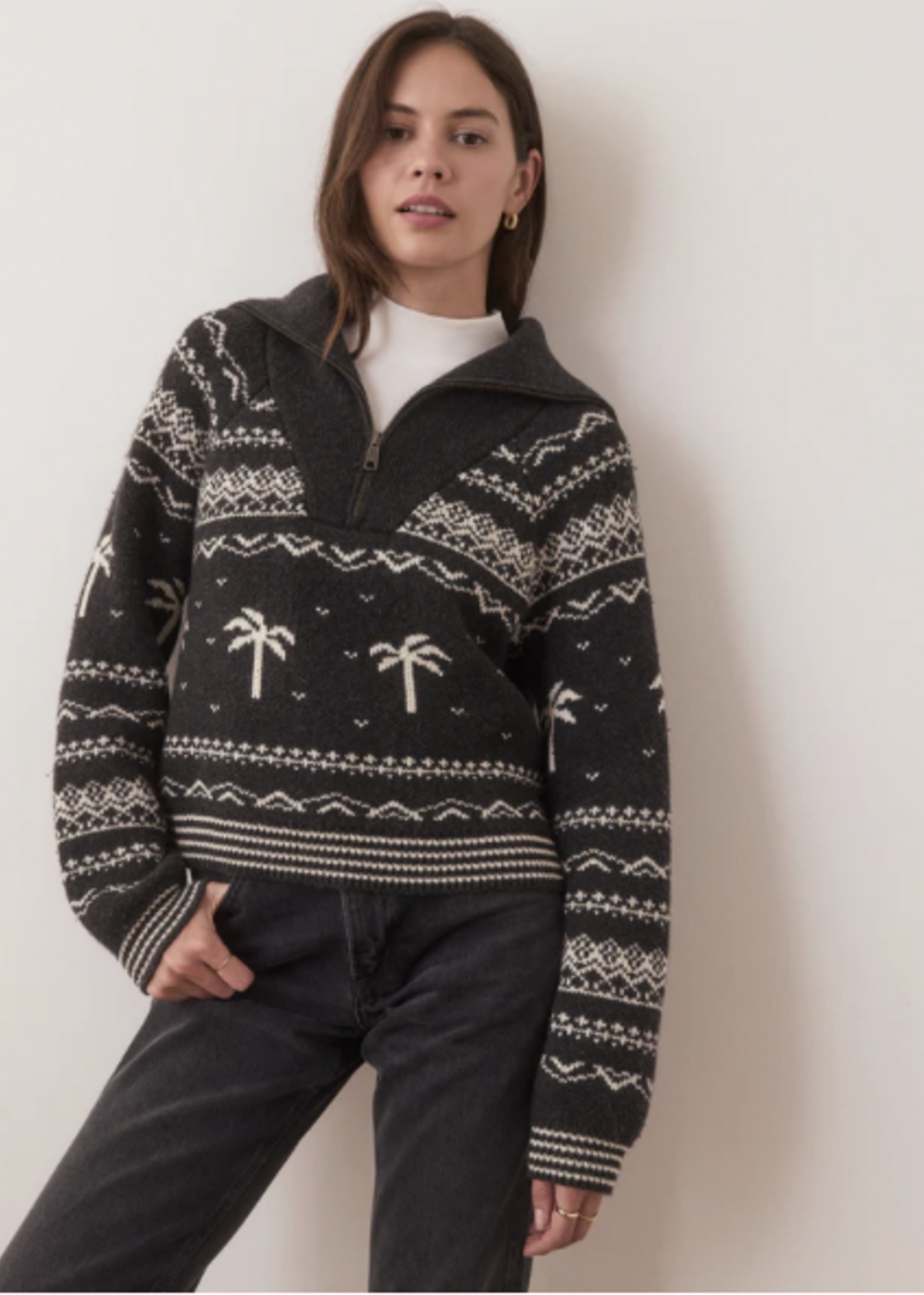 MARINE LAYER MARINE LAYER ARCHIVE WHITNEY QUARTER ZIP