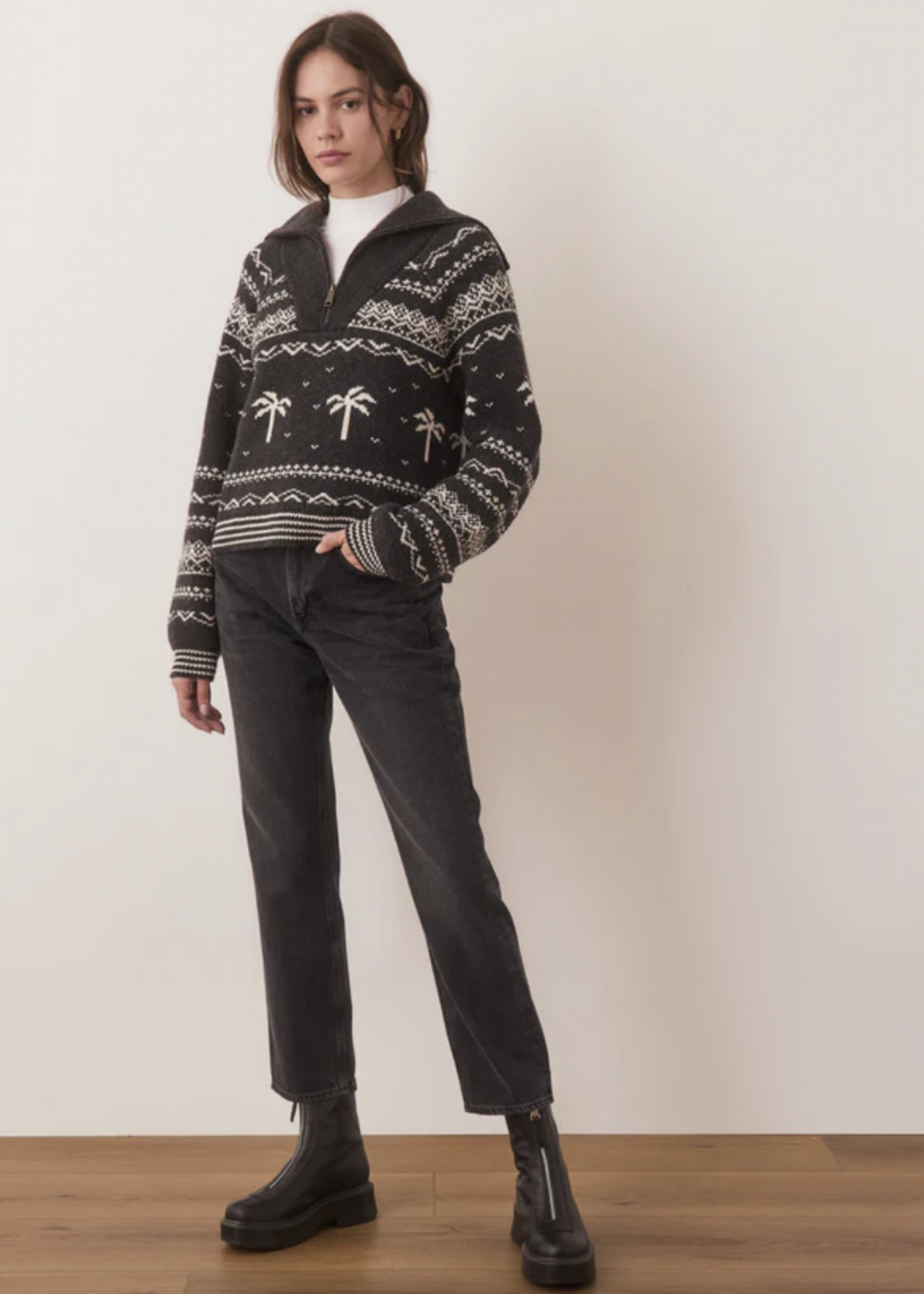 MARINE LAYER MARINE LAYER ARCHIVE WHITNEY QUARTER ZIP